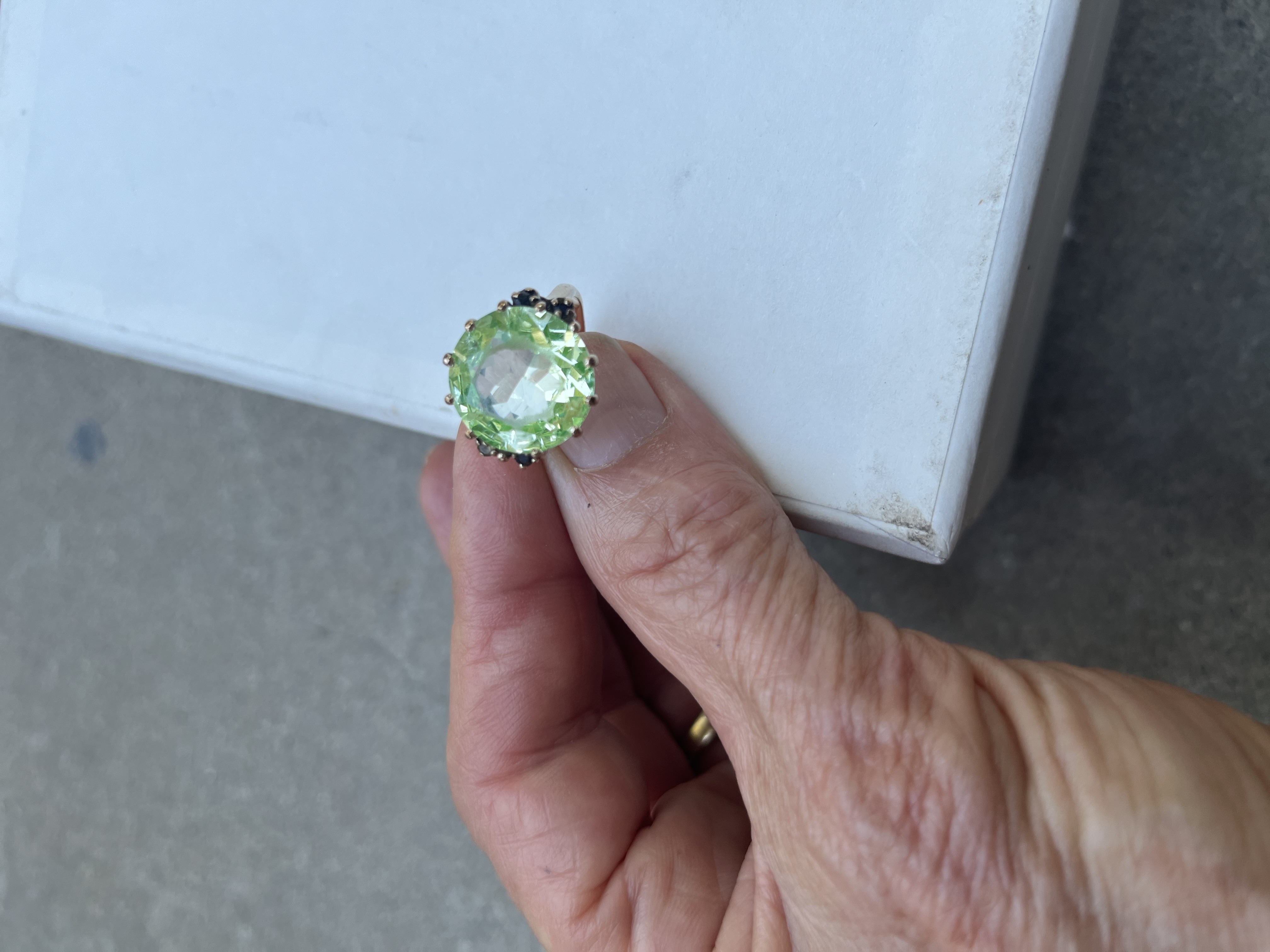 Green Gemstone Ring